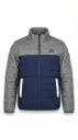 Mountain & City: Color Block Puffer with Tweed Knit Detail