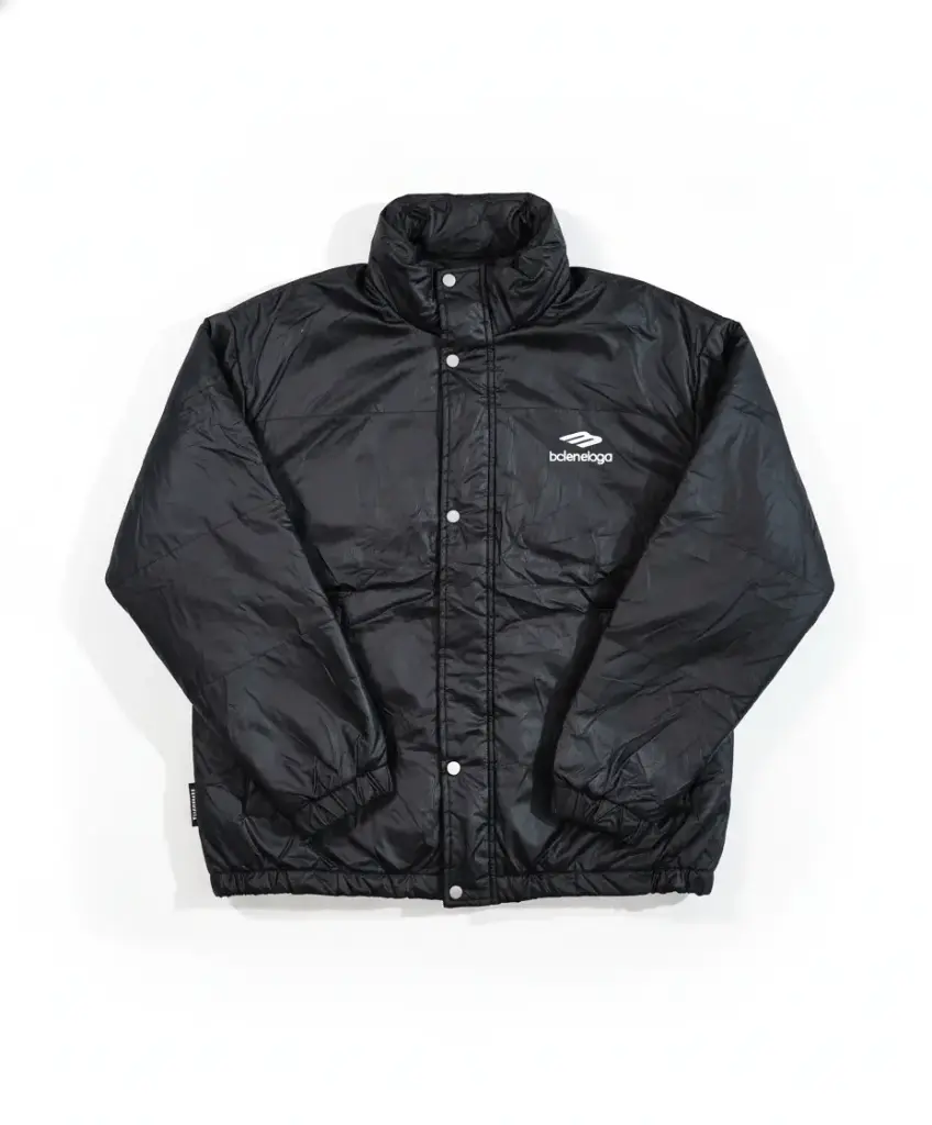 Faux Leather Look Black Jacket